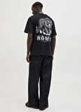 Jack & Jones Bisiklet Yaka Siyah Erkek T-Shirt 12275402_JORSNAKE TEE SS CREW NECK