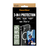 PanzerGlass iPhone 16 3 in 1 Bundle Ekran & Kamera Koruyucu & Kılıf