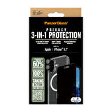 PanzerGlass iPhone 16 3 in 1 Privacy Bundle Ekran & Kamera Koruyucu & Kılıf