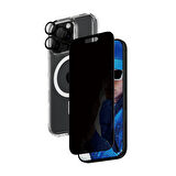 PanzerGlass iPhone 16 Pro 3 in 1 Privacy Bundle Ekran & Kamera Koruyucu & Kılıf