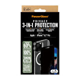 PanzerGlass iPhone 16 Pro 3 in 1 Privacy Bundle Ekran & Kamera Koruyucu & Kılıf