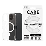 CARE by PanzerGlass iPhone 16 Flagship Urban Combat MagSafe - Beyaz Kılıf