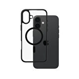 CARE by PanzerGlass iPhone 16 Plus Flagship Urban Combat & MagSafe - Siyah Çerçeve Kılıf