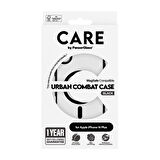 CARE by PanzerGlass iPhone 16 Plus Flagship Urban Combat & MagSafe - Siyah Çerçeve Kılıf