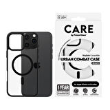 CARE by PanzerGlass iPhone 16 Pro Max Flagship Urban Combat & MagSafe - Siyah Çerçeve Kılıf