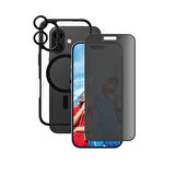 CARE by PanzerGlass iPhone 16 Flagship 3 in 1 Privacy Bundle Ekran & Kamera Koruyucu & Kılıf