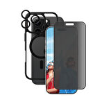 CARE by PanzerGlass iPhone 16 Pro Flagship 3 in 1 Privacy Bundle Ekran & Kamera Koruyucu & Kılıf