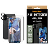 PanzerGlass iPhone 16 Plus 2 in 1 Bundle Ekran Koruyucu & Kamera Koruyucu