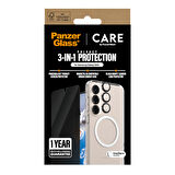 CARE by PanzerGlass Flagship Samsung Galaxy S25+ 3'lü Çerçeve Aparatlı Gizli/Hayalet Ekranlı Set