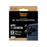 PanzerGlass Hoops iPhone 17 Pro | iPhone 17 Pro Max | iPhone 16 Pro | 16 Pro Max Black Kamera Lens Koruyucu