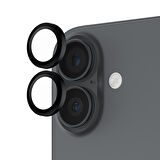 PanzerGlass Hoops iPhone 17 | iPhone 16 | 16 Plus Siyah Kamera Lens Koruyucu
