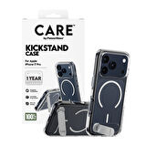 CARE by PanzerGlass® iPhone 17 Pro Şeffaf Kılıf | Kickstand & MagSafe  