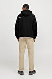 Jack & Jones Erkek Jcounıon Kapüşonlu Fermuarlı Ceket 12274049 Siyah