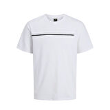 Jack & Jones 12273120 Jcofusion Full Branding Tee Ss Crew Beyaz