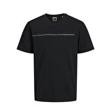 Jack & Jones 12273120 Jcofusion Full Branding Tee Ss Crew Siyah