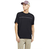 Jack & Jones 12273120 Jcofusion Full Branding Tee Ss Crew Siyah