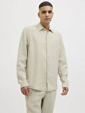 Jack Jones Blalawrence Relax Fit Keten Erkek Gömlek 12273907
