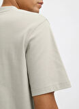 Jack & Jones Bisiklet Yaka Gri Erkek T-Shirt 12259357_JPRBLACHAD BRANDING SS CRE