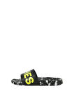 Jack & Jones Erkek Jfwhyde Splatter Slider Antrasit Terlik - 12270975 