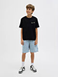 Jack&Jones Jjıtony Jjcarpenter Erkek Çocuk Denim Şort 12277786