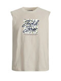Jack & Jones Erkek Regular Fit Kolsuz Baskılı T-shirt - 12277942