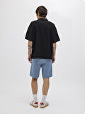 JACK JONES Erkek Mavi Hybridbondishort Şort 12274968