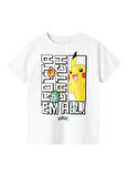 Name İt Baskılı Beyaz Erkek Çocuk T-Shirt 13240895