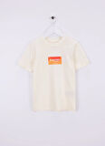 Jack & Jones Baskılı Krem Erkek Çocuk T-Shirt 12278335