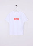 Jack & Jones Baskılı Beyaz Erkek Çocuk T-Shirt 12278335