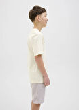 Jack & Jones Baskılı Krem Erkek Çocuk T-Shirt 12278350
