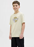 Jack & Jones Baskılı Taş Erkek Çocuk T-Shirt 12278350