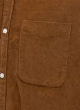 Jack & Jones Normal Kahve Erkek Gömlek 12278967_JJECLASSIC CORD SHIRT L/S