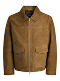 Jack Jones Suede Hakiki suet Erkek Ceket 12278575