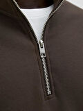 Jack & Jones JJESOHO HN NOOS Sweat | Fermuarlı Yarım Yaka Erkek Sweatshirt 