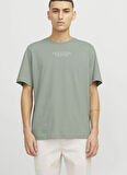 Jack & Jones Bisiklet Yaka Yeşil Erkek T-Shirt 12217167_JPRBLUARCHIE SS TEE CREW N