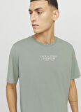 Jack & Jones Bisiklet Yaka Yeşil Erkek T-Shirt 12217167_JPRBLUARCHIE SS TEE CREW N