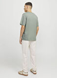 Jack & Jones Bisiklet Yaka Yeşil Erkek T-Shirt 12217167_JPRBLUARCHIE SS TEE CREW N