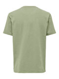 ONSKIAN LIFE REG SEERSUCKER SS TEE NOOS AÇIK YEŞİL