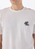 Only & Sons O Yaka Baskılı Beyaz Erkek T-Shirt ONSARCH LOGO REG SS TEE CS