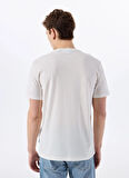 Only & Sons O Yaka Baskılı Beyaz Erkek T-Shirt ONSPALM LOGO REG SS TEE CS