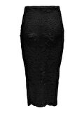ONLALBERTE MW LONG SKIRT WVN Kadın Siyah Etek - 15344887