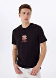 Only & Sons O Yaka Baskılı Siyah Erkek T-Shirt ONSMIND ONS LOGO REG SS TEE CS
