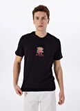 Only & Sons O Yaka Baskılı Siyah Erkek T-Shirt ONSMIND ONS LOGO REG SS TEE CS