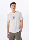 Only & Sons O Yaka Baskılı Beyaz Erkek T-Shirt ONSMIND ONS LOGO REG SS TEE CS
