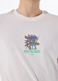 Only & Sons O Yaka Baskılı Beyaz Erkek T-Shirt ONSMIND ONS LOGO REG SS TEE CS