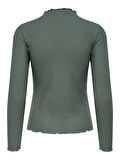 Only Kadın Onlemma High Neck Top Yeşil Bluz 15352587Y
