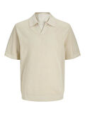 Jack Jones Bluolıver Knıt Splıt Neck Erkek Tiriko Polo Yaka Tişört 12275521