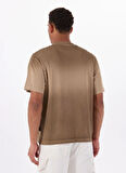 Jack & Jones Bisiklet Yaka Kahve Erkek T-Shirt 12276661_JCOHORIZON FADE SPRAY TEE