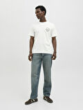 Jack Jones Lıdo Chest Regular Fit Erkek Tişört 12281092