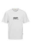 Jack & Jones 12276784 Joralmerıa Brandıng Tee Ss Crew Neck Erkek T-Shirt